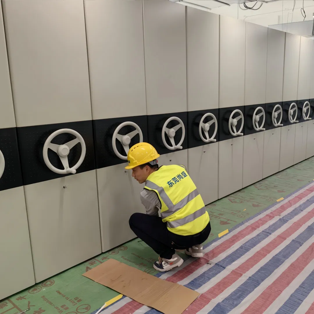 Compact Mobile Shelving System for Efficient Archive Storage High-Density Mobile Systems Manual Mobile Shelving Compact Shelving