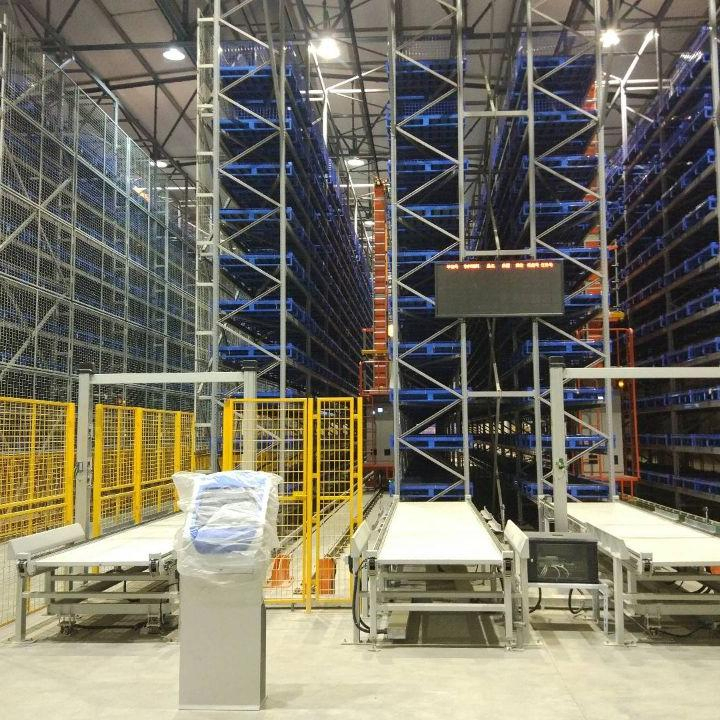 Automated Warehouse Storage System Stacker Cranefor Automated Industrial Warehouse Applications