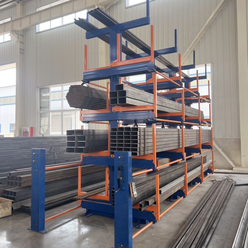 Heavy-Duty Adjustable Pipe Cantilever Shelves for High-Load Storage