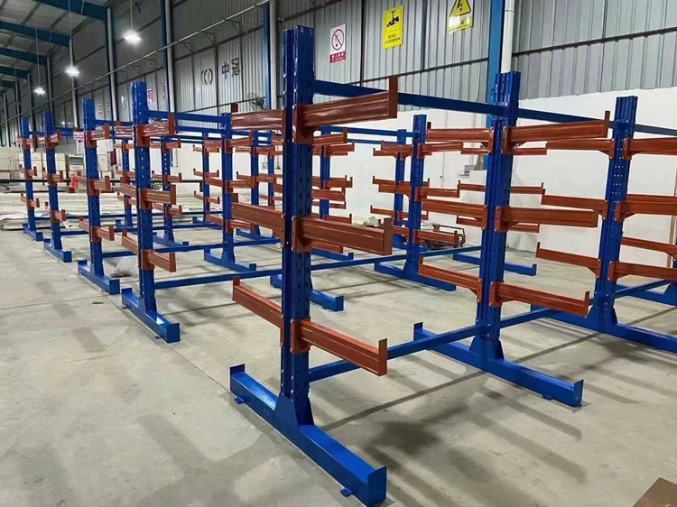 Racking Warehouse Storage Plywood Heavy Duty Cantilever Racks Industrial Pipe Shelving