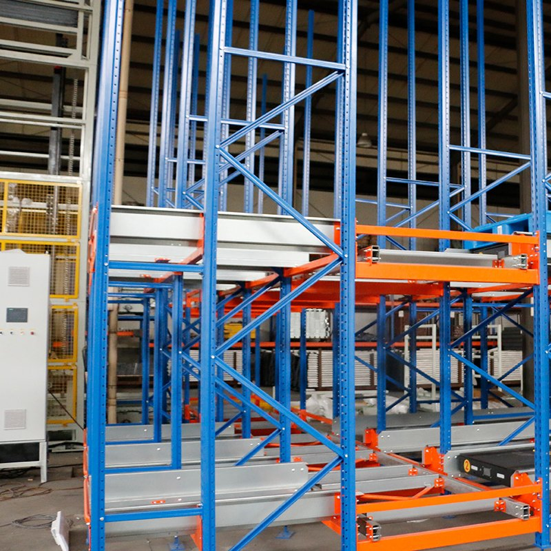 High Density Warehouse Automated Retrieval Storage Radio Shuttle Pallet Rack Radio Shuttle Racking System