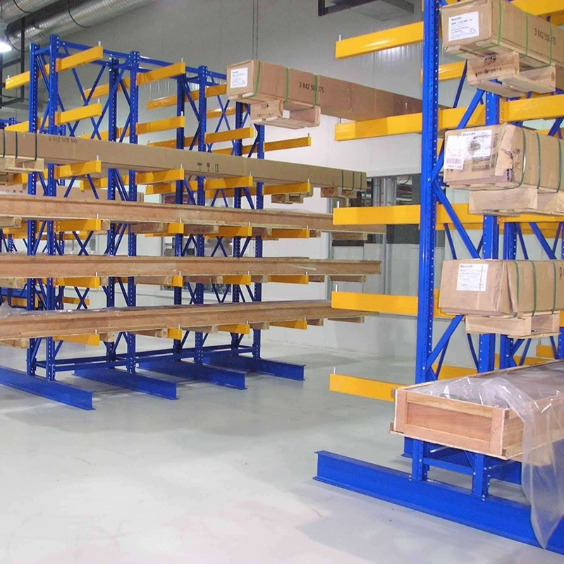 Professional Cantilever Storage System for Long and Bulky Materials with Adjustable Arms and Double Sided Design Manufacturer
