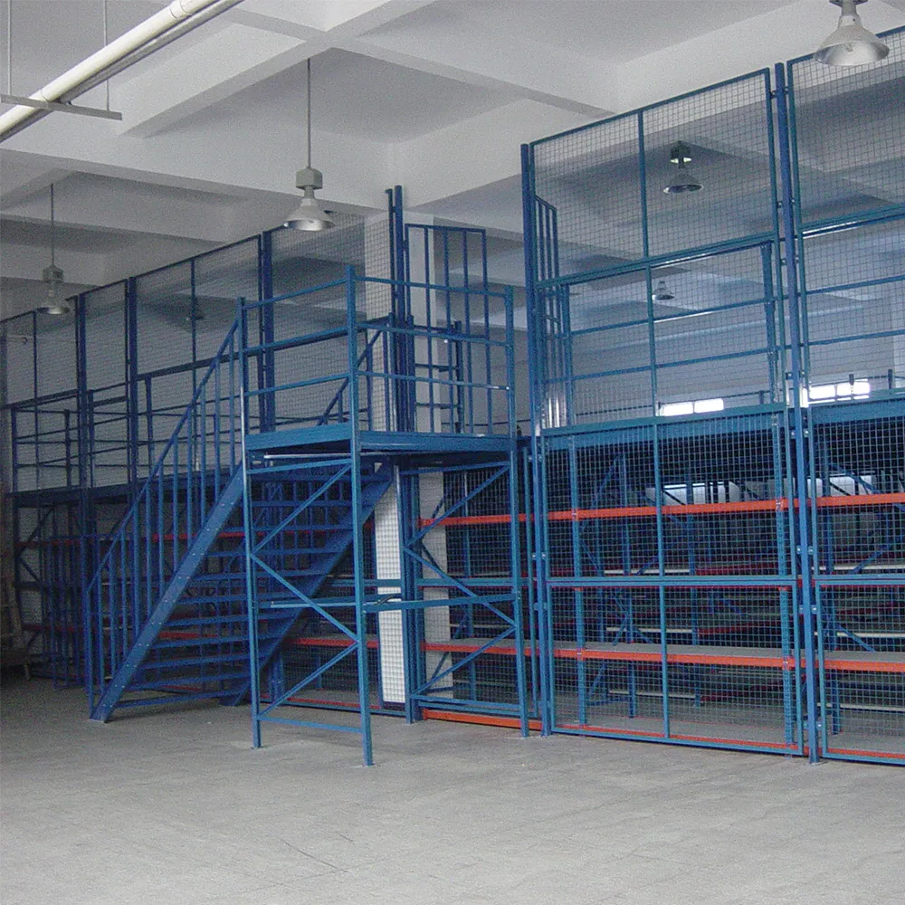 Wholesale Multi-Layer Cantilever Racking System with Mezzanine Floor