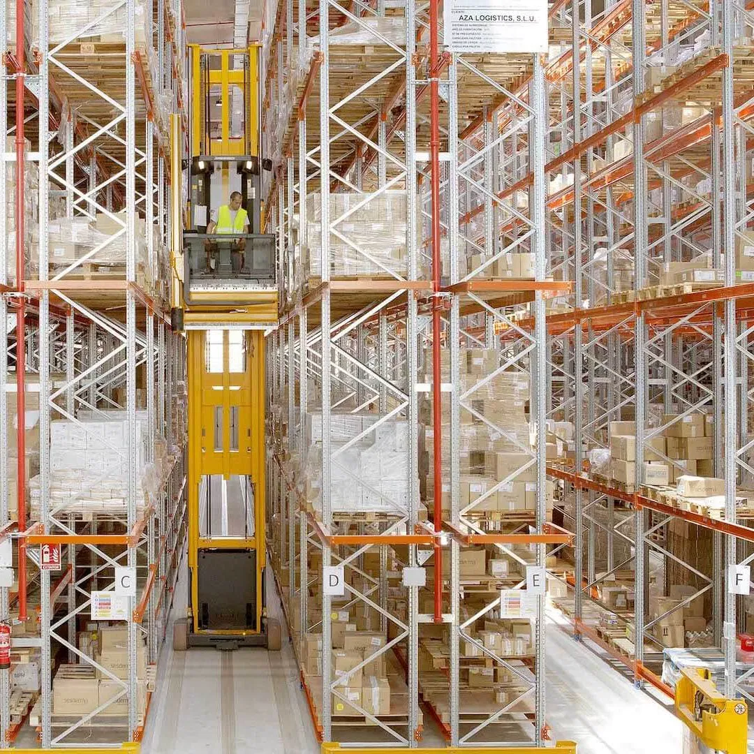 Common Use Industrial Narrow Aisle Pallet Vna Racking System with Good Price