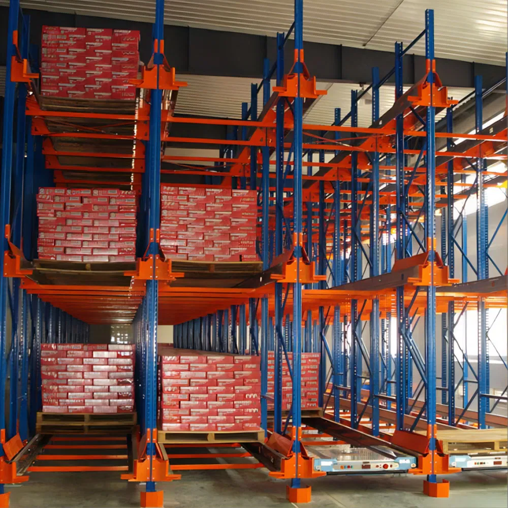 Best Price Movable Electric Pallet Remote Control Warehouse Mobile Auto Automatic Sheet Metal Storage Automation Radio Shuttle Rack System for Logistics Center