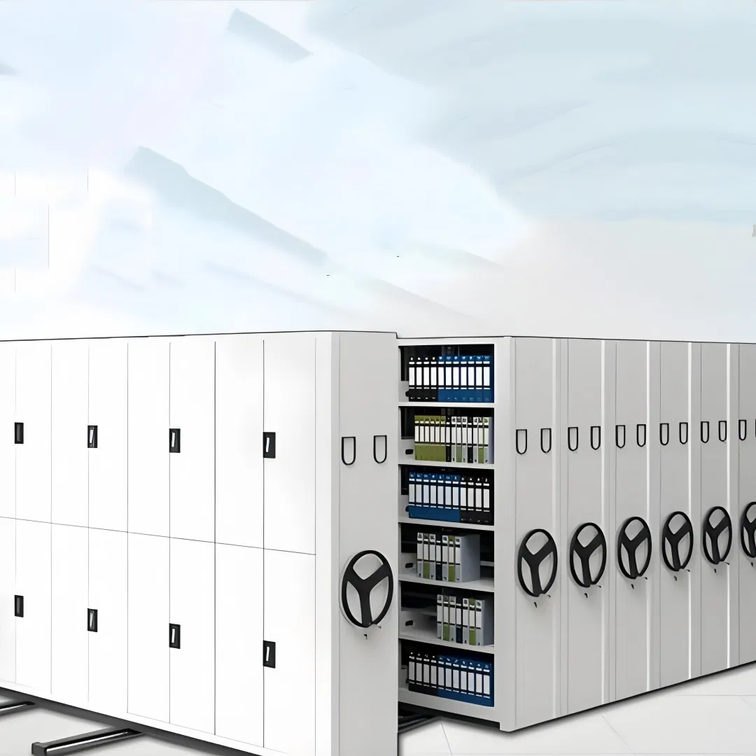Mobile Intensive Shelf Factory Storage Files Office Movable Storage Rack Library Mobile Filing Rack Government - Agency - Use Mobile Storage Systems