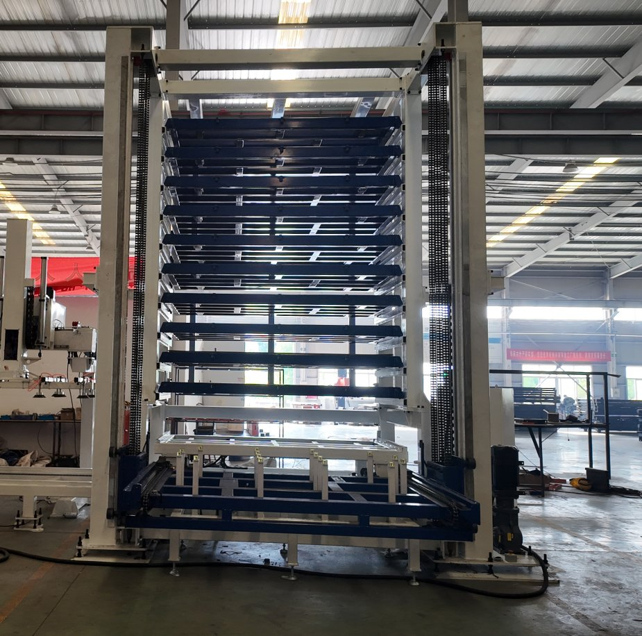 Laser-Cut Steel Plate Intelligent Automated Sheet Metal Storage