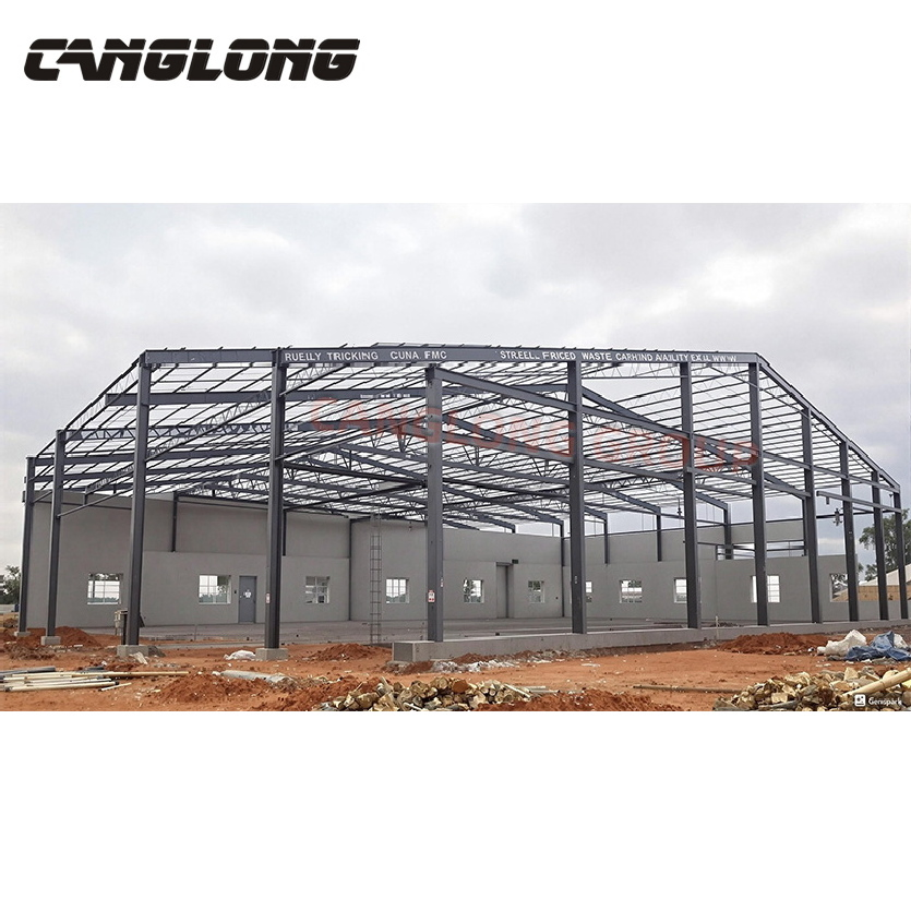 Fireproof Steel Structure Warehouse with Enhanced Safety Features for Secure Commercial Storage