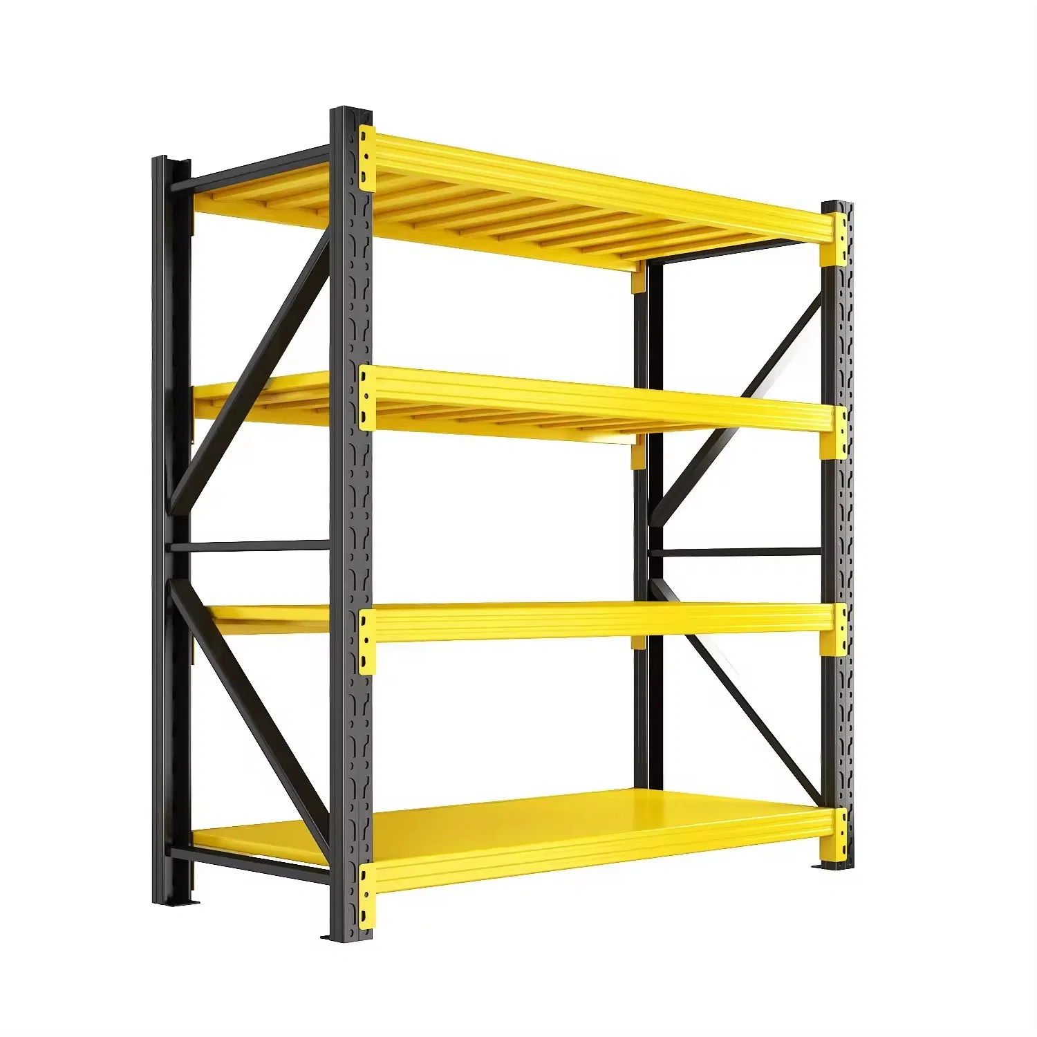 Customized Industrial Steel Storage Adjustable Medium Duty Shelf for Garage Warehouse
