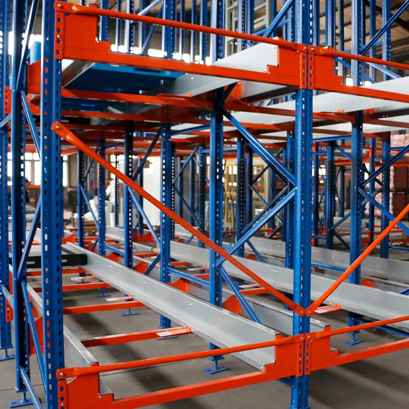 2024 Automated Warehouse Storage Radio Shuttle Pallet Racking System for High Density Warehouse