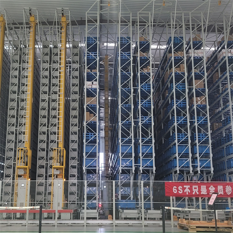 Automated Shelf Warehouse Stacker Crane Asrs Narrow Aisles Storage Crane System