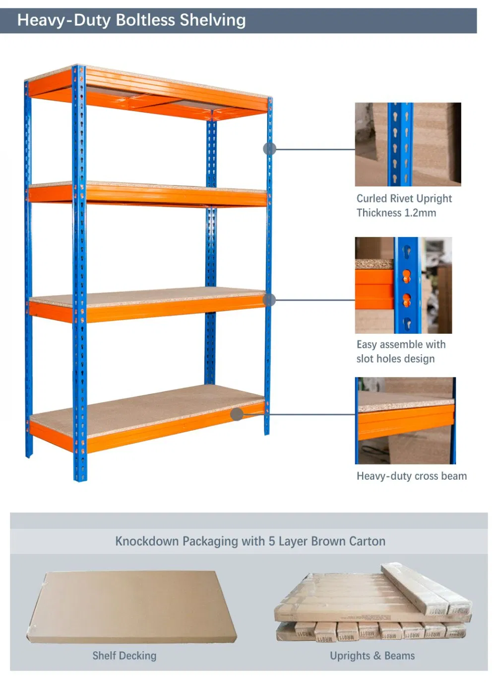 Boltless Shelving Detailed View 1