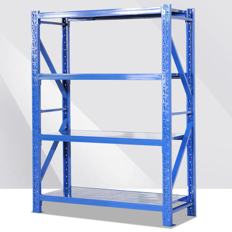 Customizable High-Performance Light-Duty Shelving, Adjustable Warehouse Storage Steel Metal Shelving