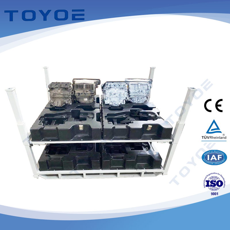 Long Service Life Heavy Duty Steel Stackable Selective Industrial Metal Storage Shelves Steel Rack Warehouse Rack for Precision Auto Parts Are Stored Separately