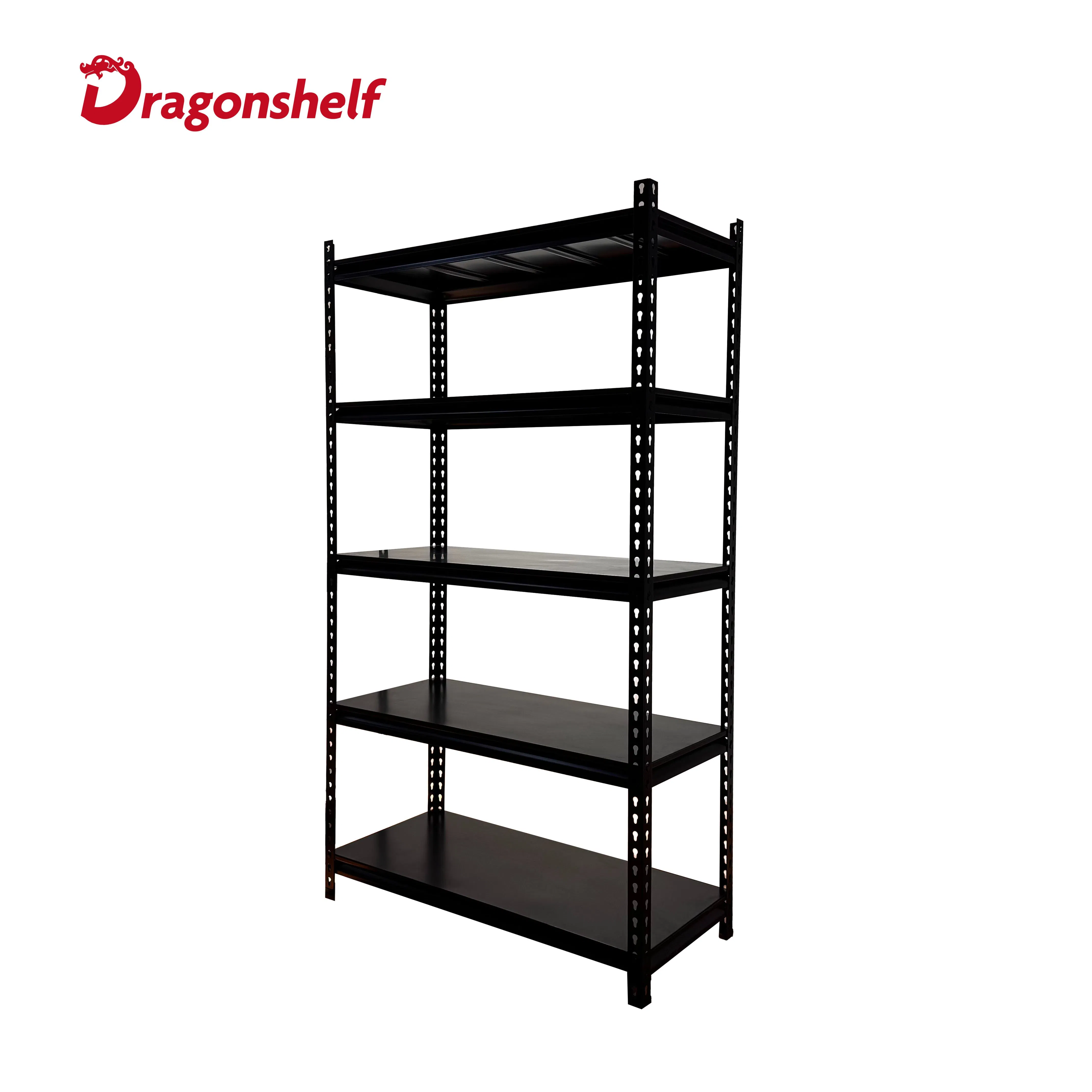 High Quality Slotted Angle Shelving Racking System Adjustable Metal Boltless Rivet Shelf