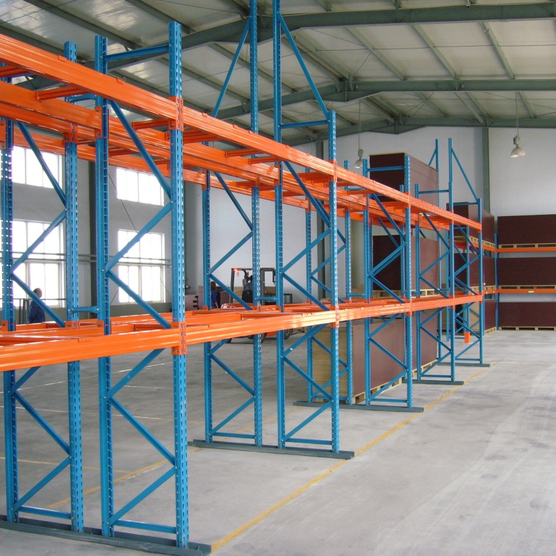 Cheap Price Warehouse Storage Plain Carbon Steel Q235 Heavy Duty Selective Pallet Racking Systems