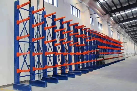 Racking Warehouse Storage Plywood Heavy Duty Cantilever Racks Industrial Pipe Shelving