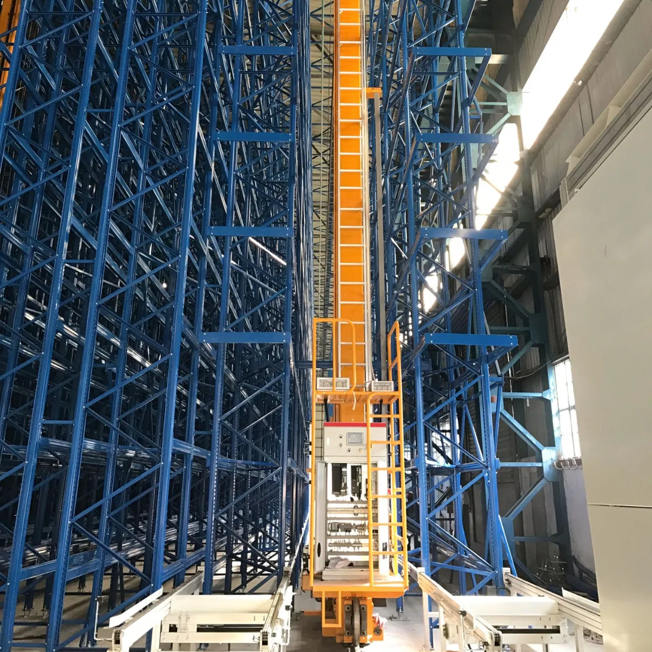High Quality Automated Warehouse Stacker Crane Narrow Aisles Storage Crane System for Cold Warehouse