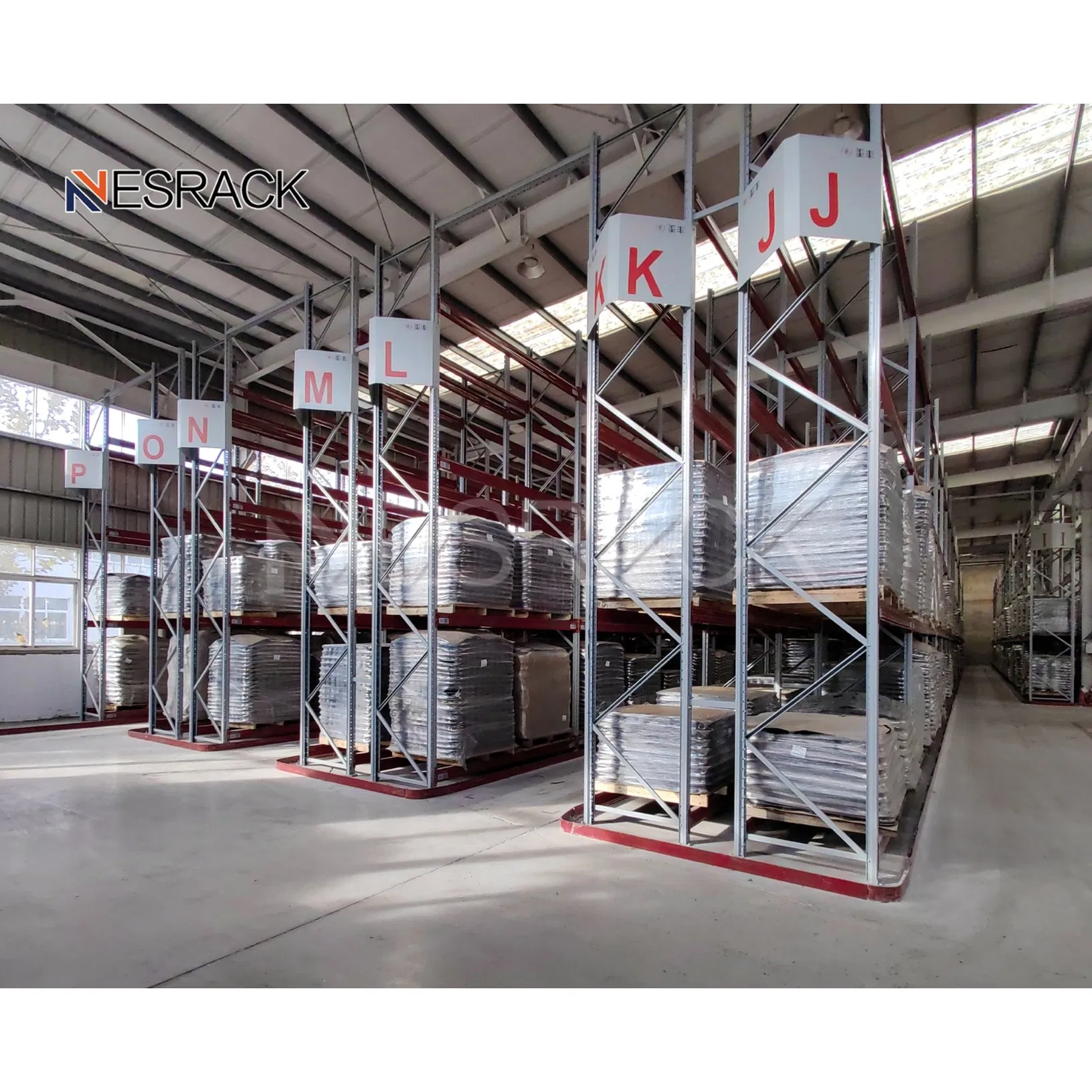 China Vna Pallet Rack Narrow Aisle Storage Boltless Rack System Customized Adjustable for Warehouse