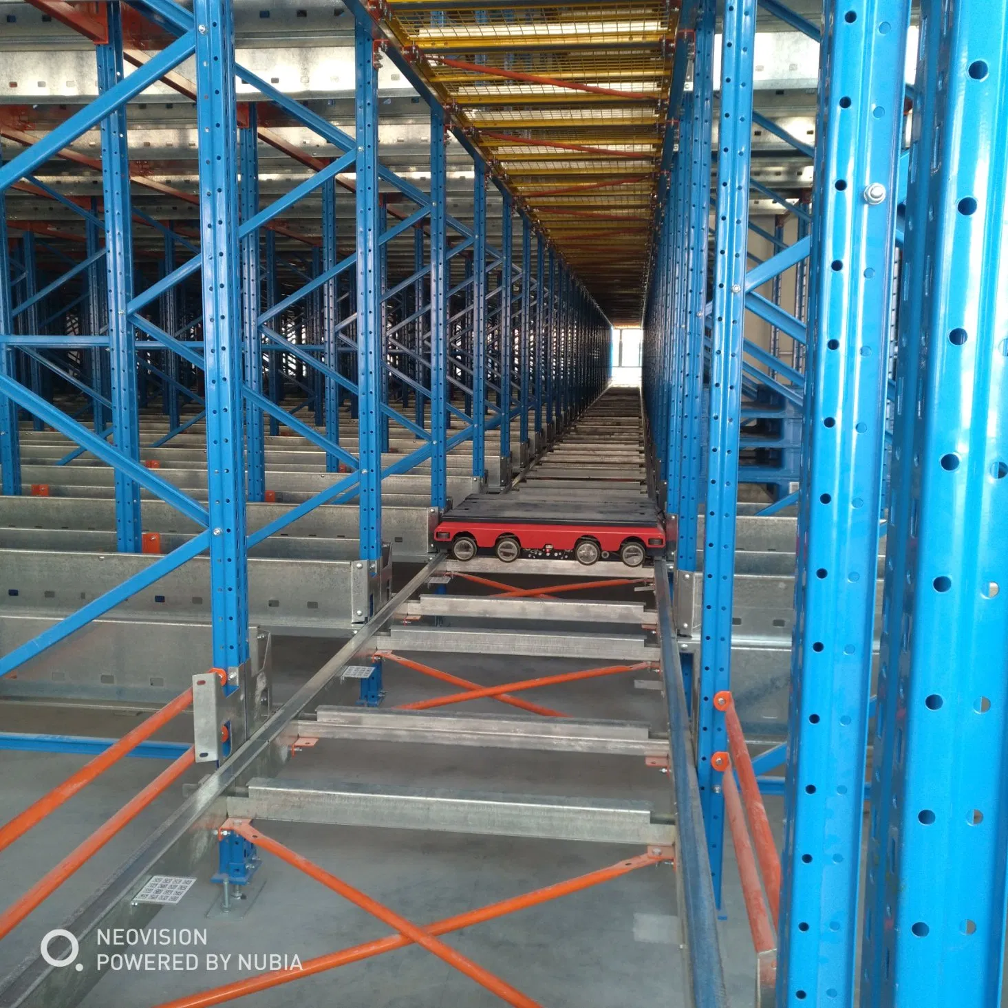 Automated High-Density Storage and Retrieval Four Way Shuttle System for Handling of The Palletized Goods