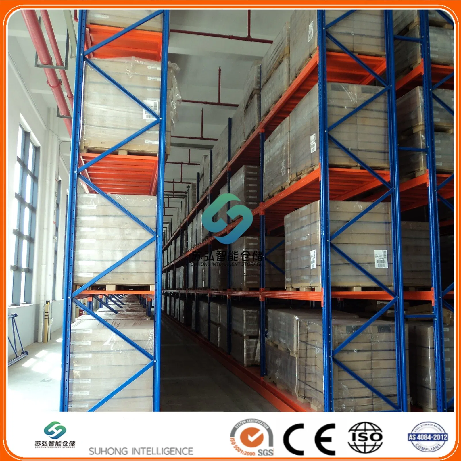 Narrow Aisle Racking System for Distribution Centers with 12m Clear Height
