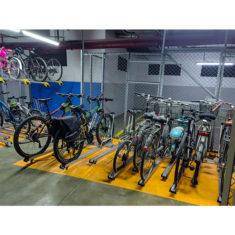 Secure Bike Share Rental Automated Parking Storage System Electric Bicycle Shop Storage