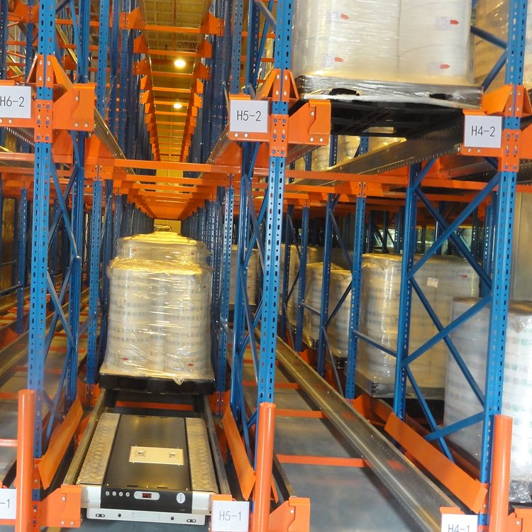 Fifo Lifo Automatic Radio Shuttle Rack System 2000kg Storage Warehouse Pallet Shuttle Racking System