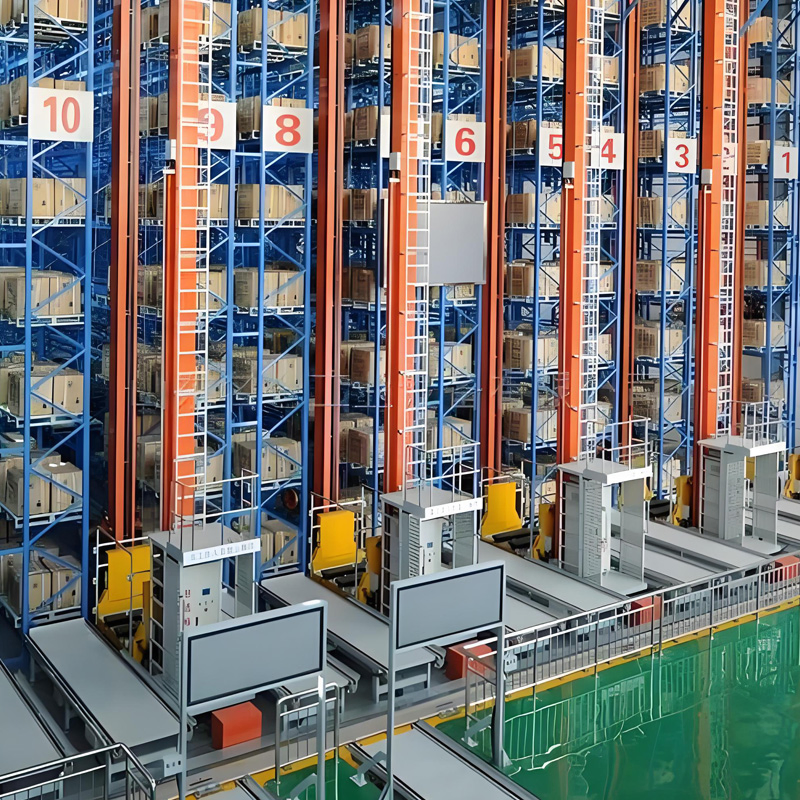 Heavy Duty Industrial High Density Asrs Automated Storage Shelving System