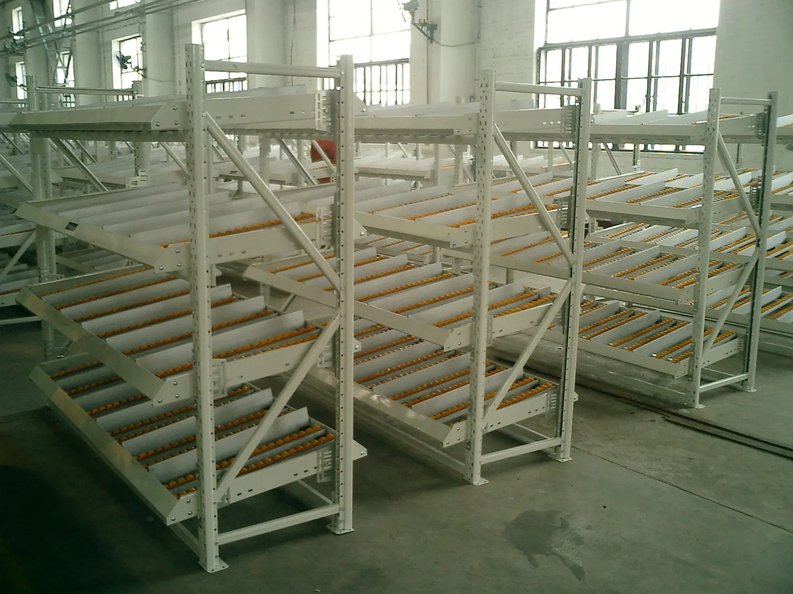 Warehouse Carton and Box Storage 600kg for Level of The Beam Loading Capacity Steel Storage Carton Flow Shelving for Warehouse Picking System