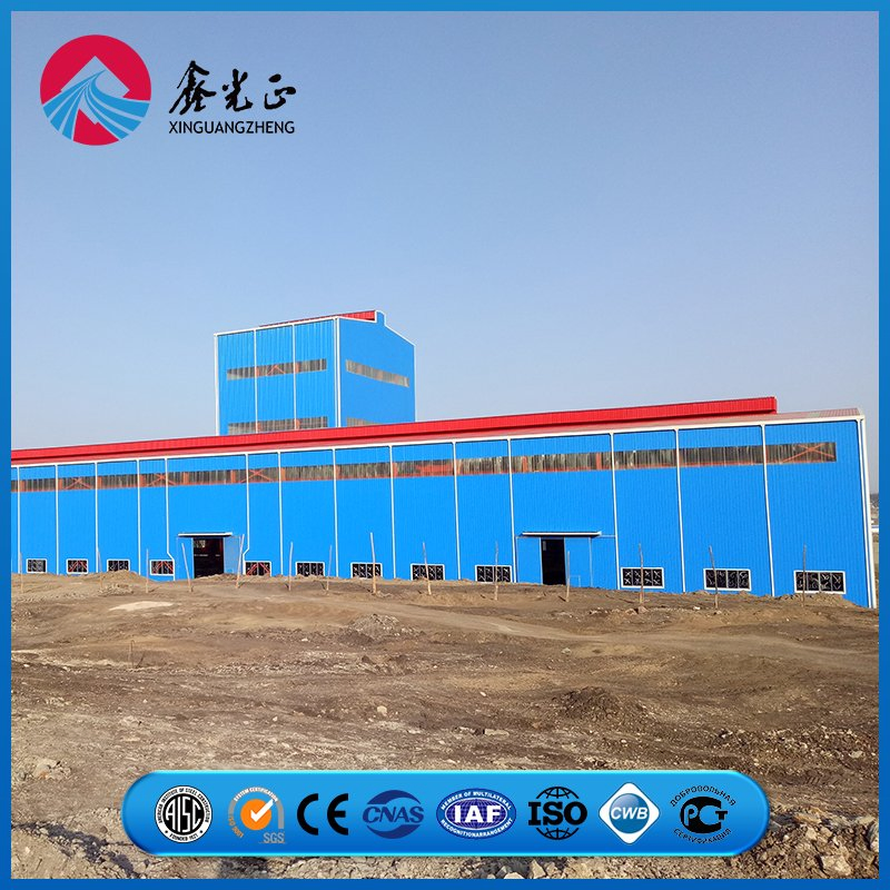 Roof Maintenance Walkway Safety Arrangement Prefab/Prefabricated Metal Construction Steel Structure Storage Warehouse