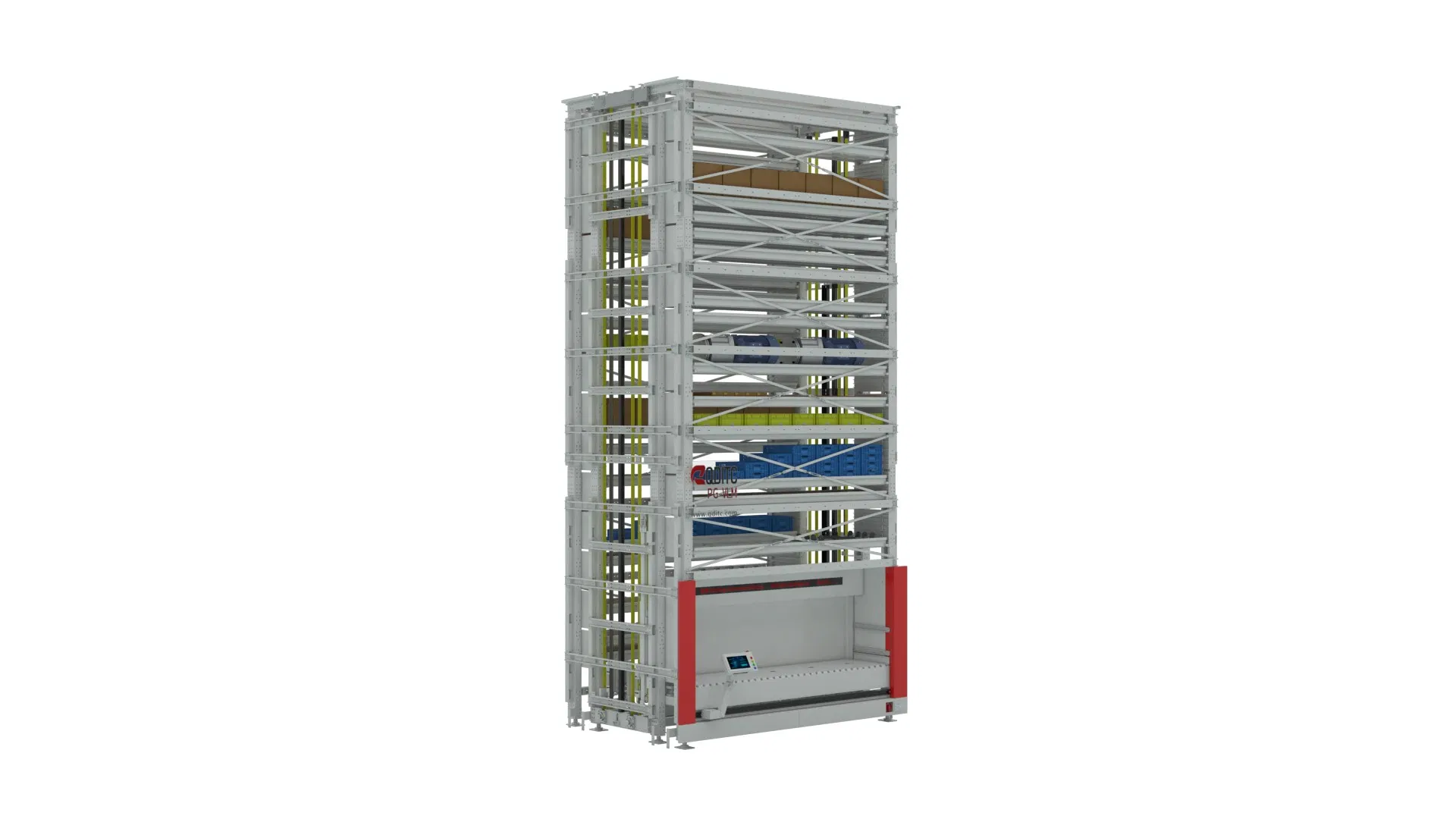 Automated Warehouse Storage Solutions Featuring Smart Vertical Storage Technology