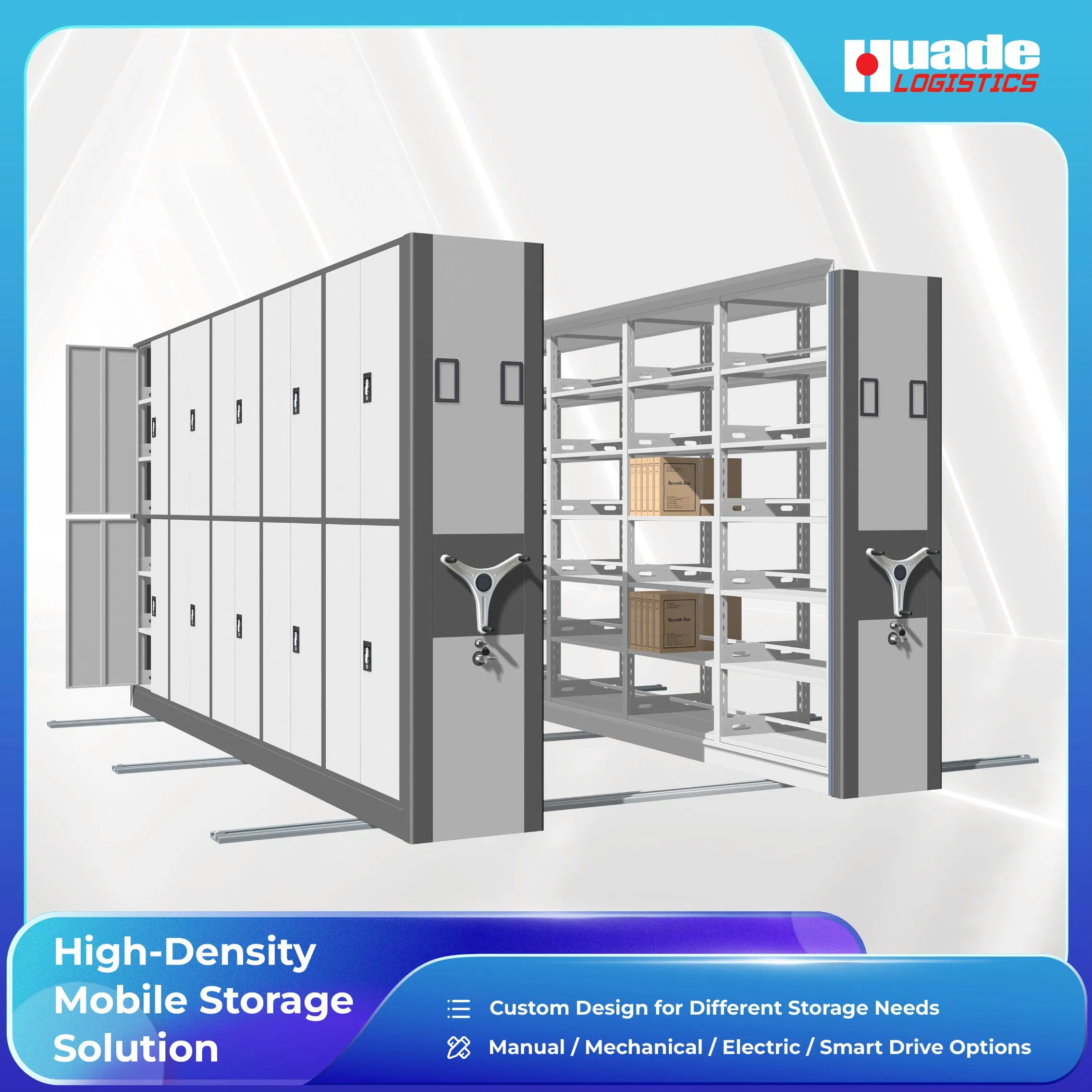 Mobile Shelving Systems for Secure Cold Storage and Warehouse Facility