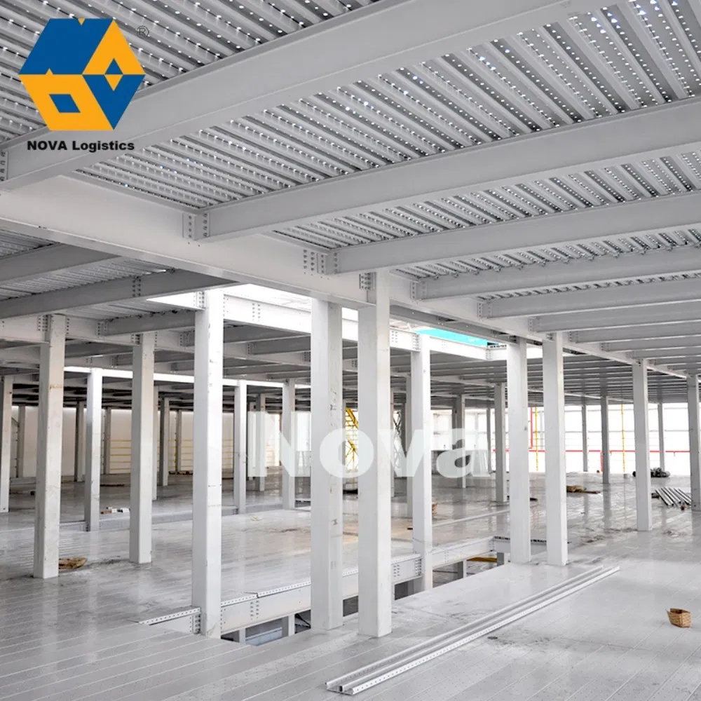 Industrial Steel Platform Structure Warehouse Storage System with Stairs