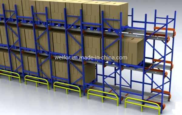 Push Back Drive in Rack Mobile Racking System for Rack Shelf Shelves