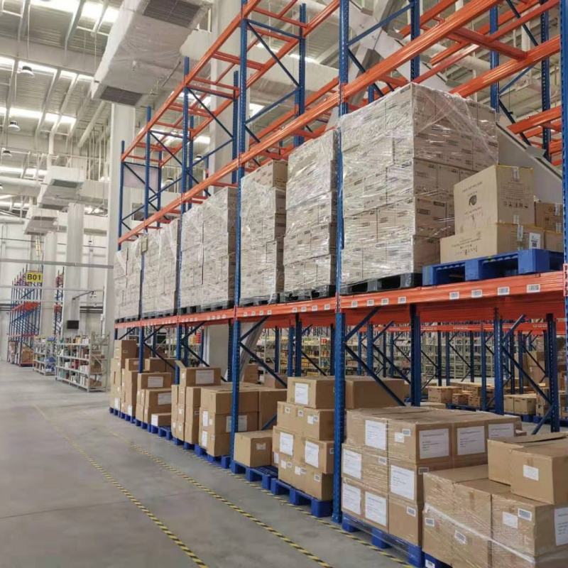 Cheap Price Warehouse Storage Plain Carbon Steel Q235 Heavy Duty Selective Pallet Racking Systems