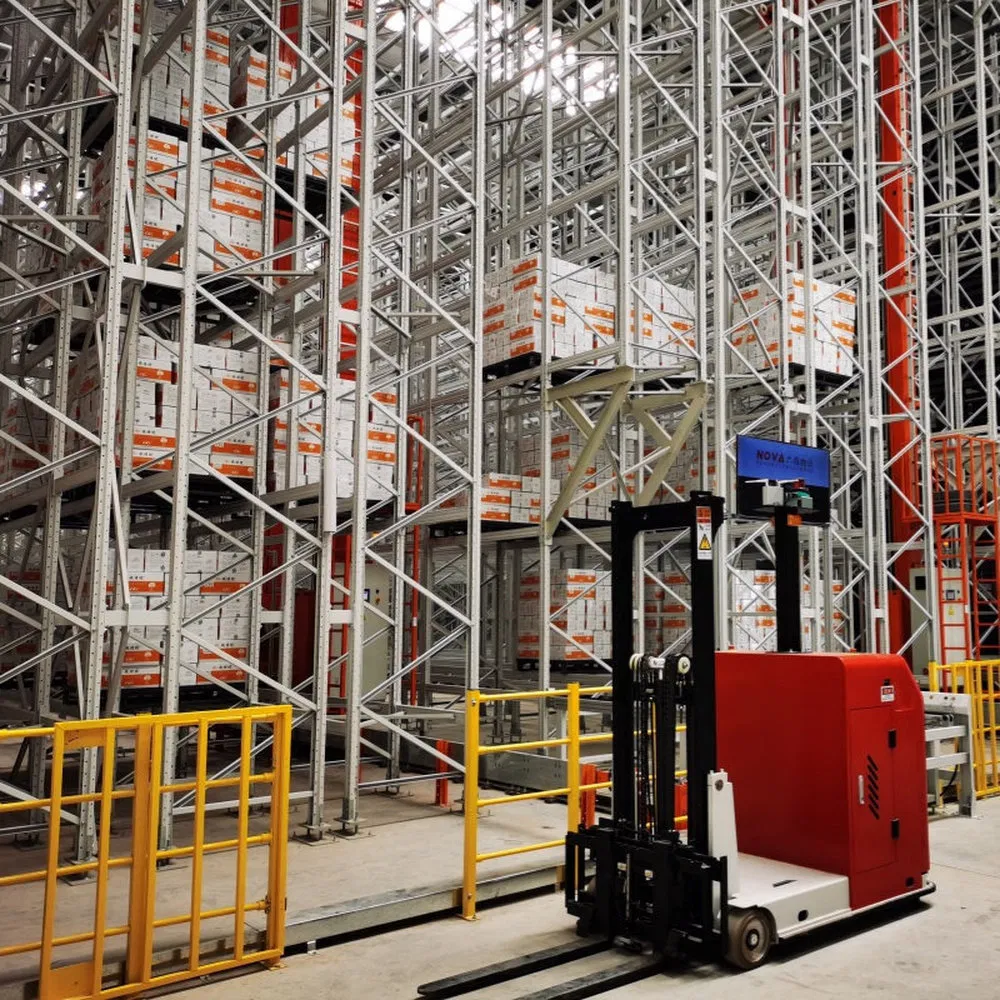 High-Density Automated Pallet Asrs Storage System for Frozen Food Cold Storage Warehouse