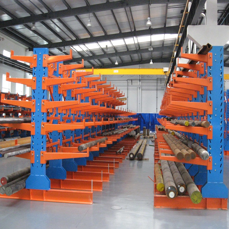 Professional Cantilever Storage System for Long and Bulky Materials with Adjustable Arms and Double Sided Design Manufacturer