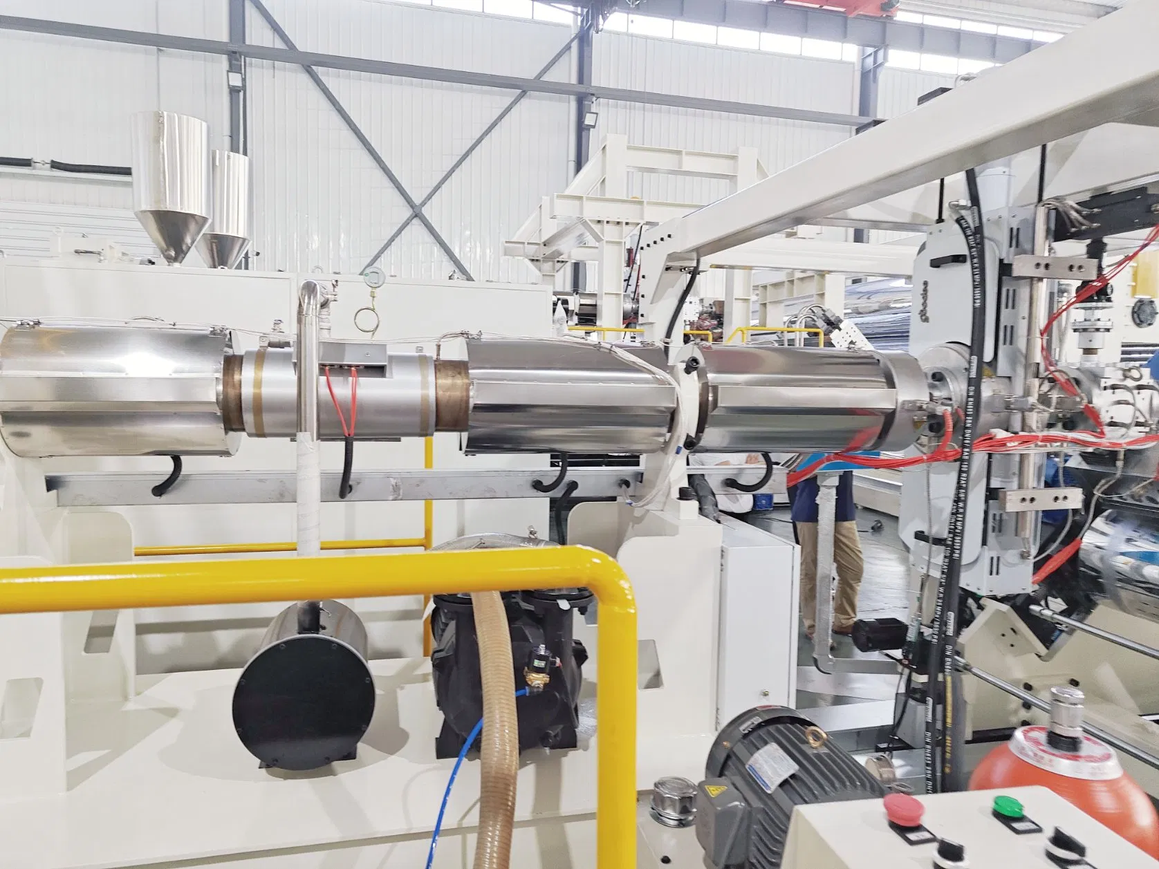 Extrusion Line for The Production of PP &amp; PS Sheet PP/PS Thermoforming Automatic Sheet Extrusion Line