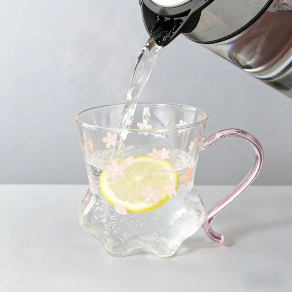 Scratch-Resistant Double Wall Reusable Cat Paw Coffee Cup for Small Cocktail Party