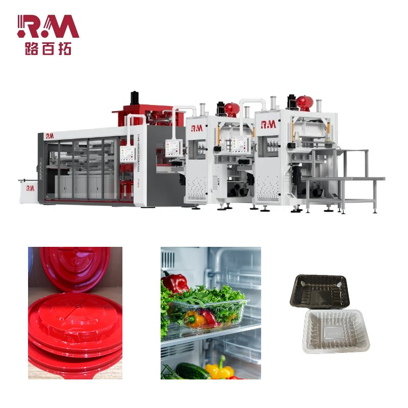 Roll-Fed Large Format Thermoforming Machine for Disposable Plastic Bowls &amp; Flower Pots