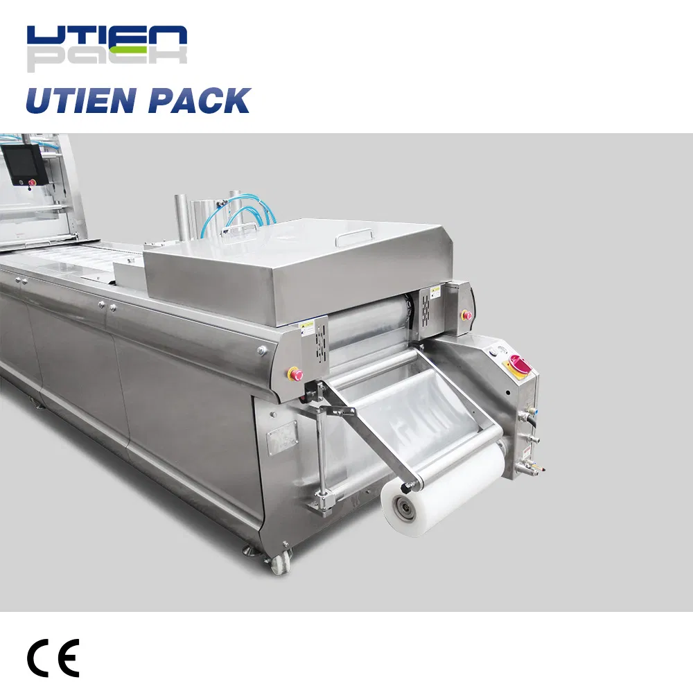 Fresh Meat Block Pork Poultry Vacuum Thermoforming Packaging Equipment in Flexible Film