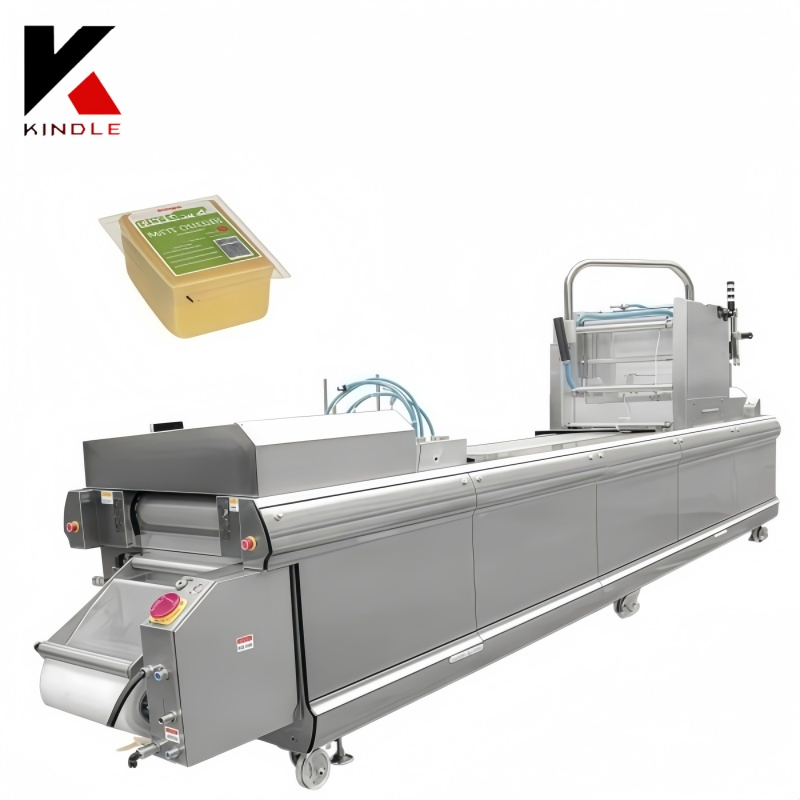 Automatic Stretch Film Vacuum Sealing System for Food Packaging