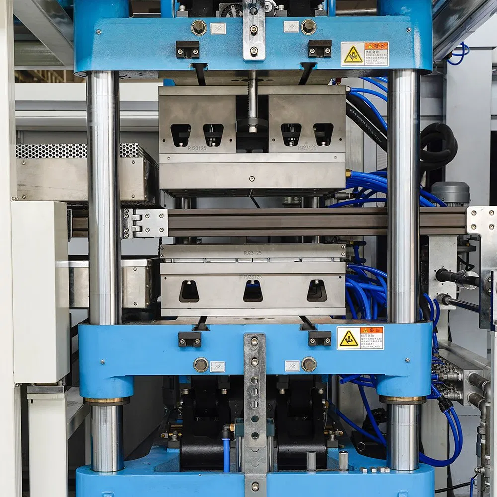 Full-Automatic Four Stations Servo Motor Drive Plastic PS Fast Food Box Thermoforming Machine Production Line