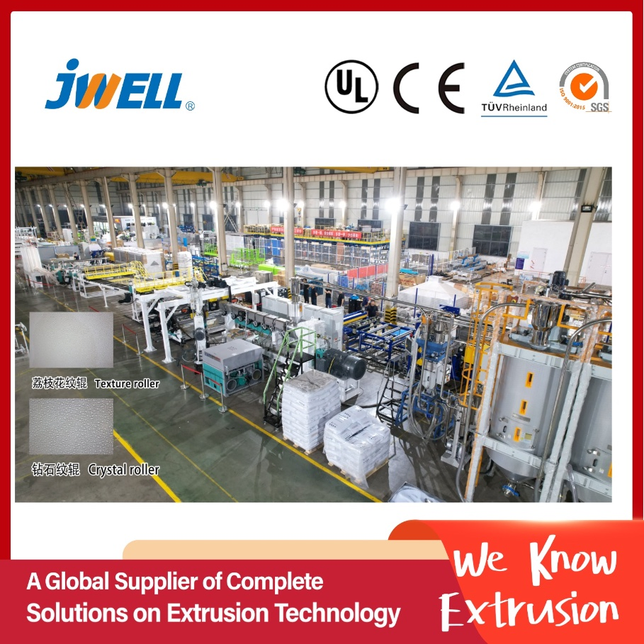 Multi-Layer Sheet Film Co-Extrusion Line PP/PC/PE/HIPS/EVOH Plastic Sheet Board Extrusion