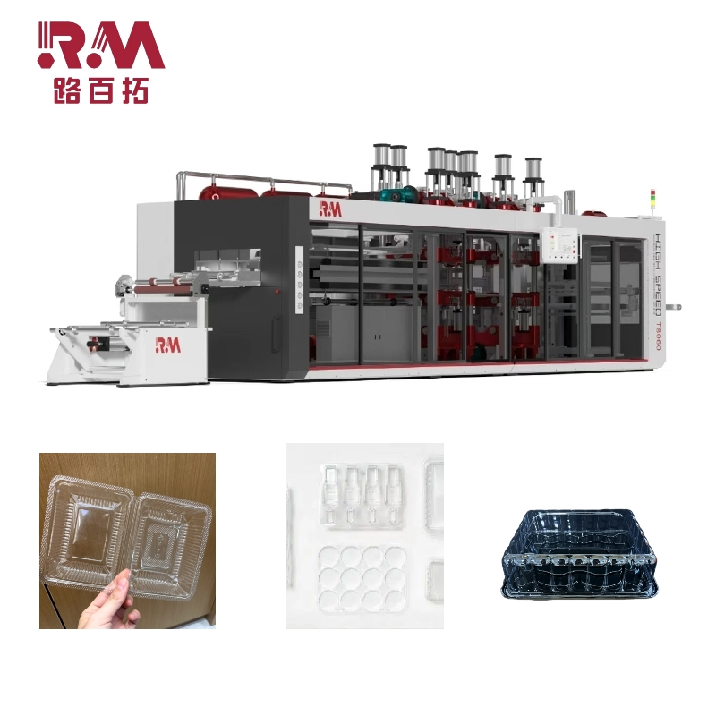 Pressure Forming Auto-Stacking High-Yield Thermoforming Machine for Disposable Plastic Catering Containers