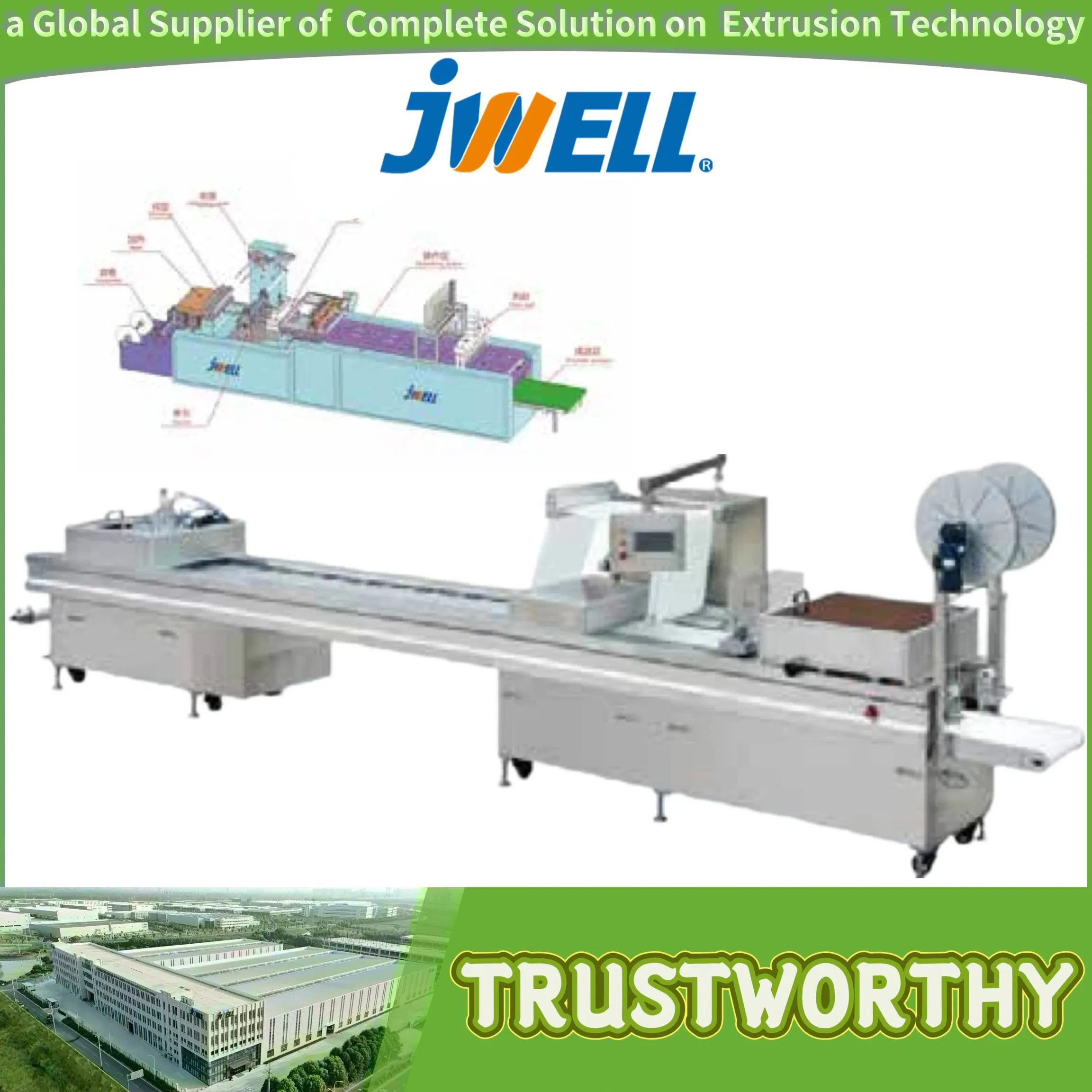Jwell Medical Consumable Packaging Machine Production Line Use for Paper or Plastic Blister Packing of Disposable Pharynx Swabs/Masks/Syringes/Infusion Sets