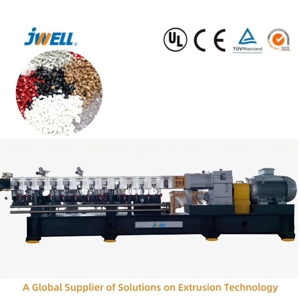 Jwell Plastic Colorant Additives Biomasterbatches Masterbatch MB Master Batch Parallel Twin Screw Compound Compounding Machine