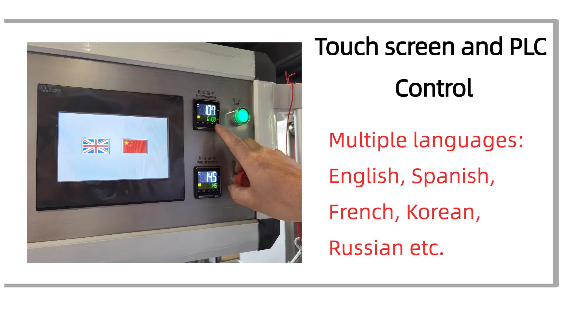 Medical Medical Soft Plastic Paper Automatic Thermoforming Sealing Packaging Blister Packing Machine for Syringe Needle Pin