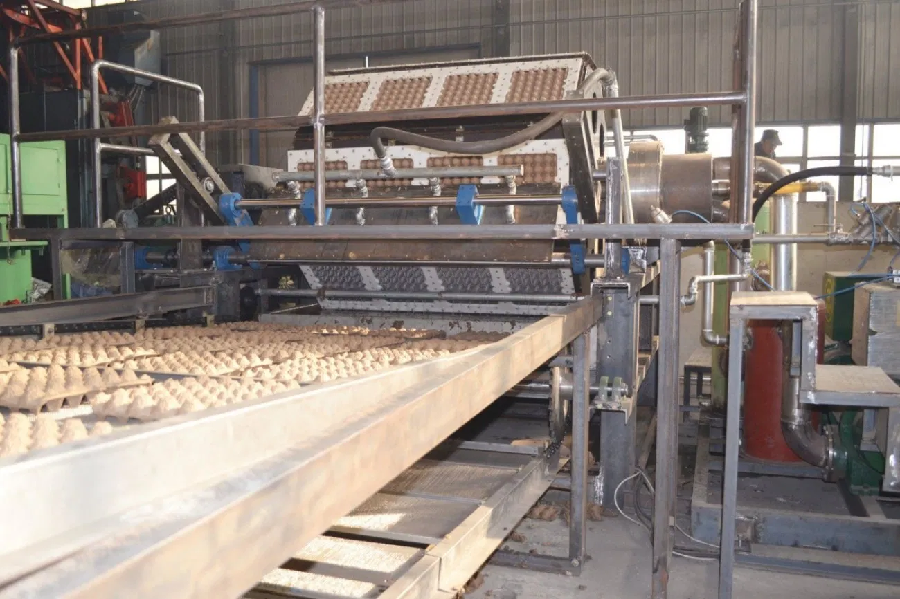 Uganda Egg Tray Production Machine Industrial Egg Tray Making Machine Egg Tray Foam Forming Machine