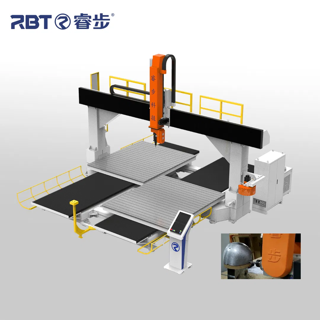 Engraving 5 Axis Milling and Cutting CNC Router Machine for Acrylic MDF